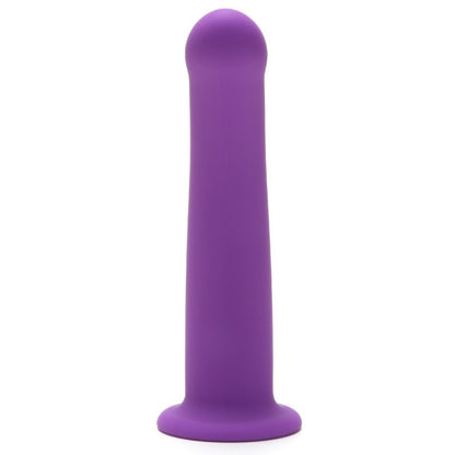 Me You Us 7 Inch Curved Silicone Dildo Purple | Non-Phallic Dildo | Me You Us | Bodyjoys