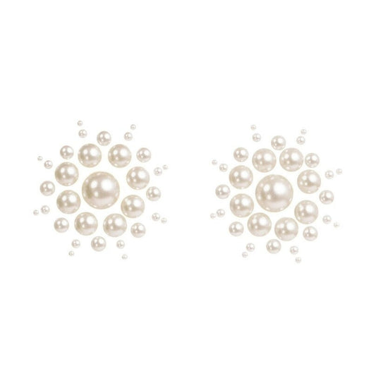 Leg Avenue Isla Nipple Jewel Stickers White Pearls | Nipple Tassels & Pasties | Leg Avenue Lingerie | Bodyjoys