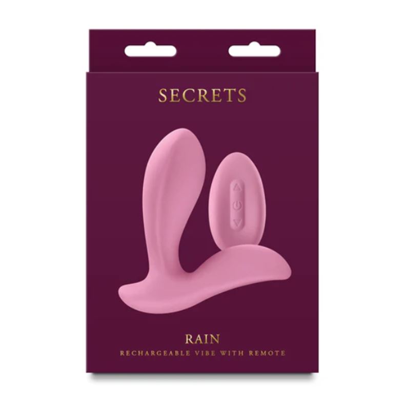 NS Novelties Secrets Rain G-Spot & Clit Vibrator Pink | G-Spot Vibrator | NS Novelties | Bodyjoys