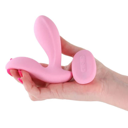 NS Novelties Secrets Rain G-Spot & Clit Vibrator Pink | G-Spot Vibrator | NS Novelties | Bodyjoys