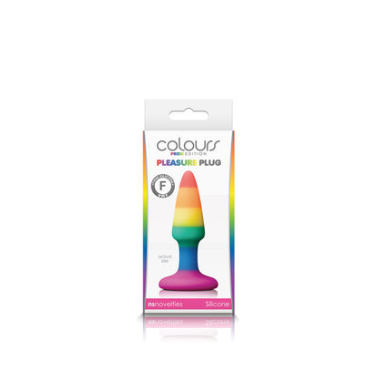 Pride Pleasure Plug Rainbow Mini | Classic Butt Plug | NS Novelties | Bodyjoys