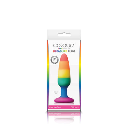 Pride Pleasure Plug Rainbow Small | Classic Butt Plug | NS Novelties | Bodyjoys