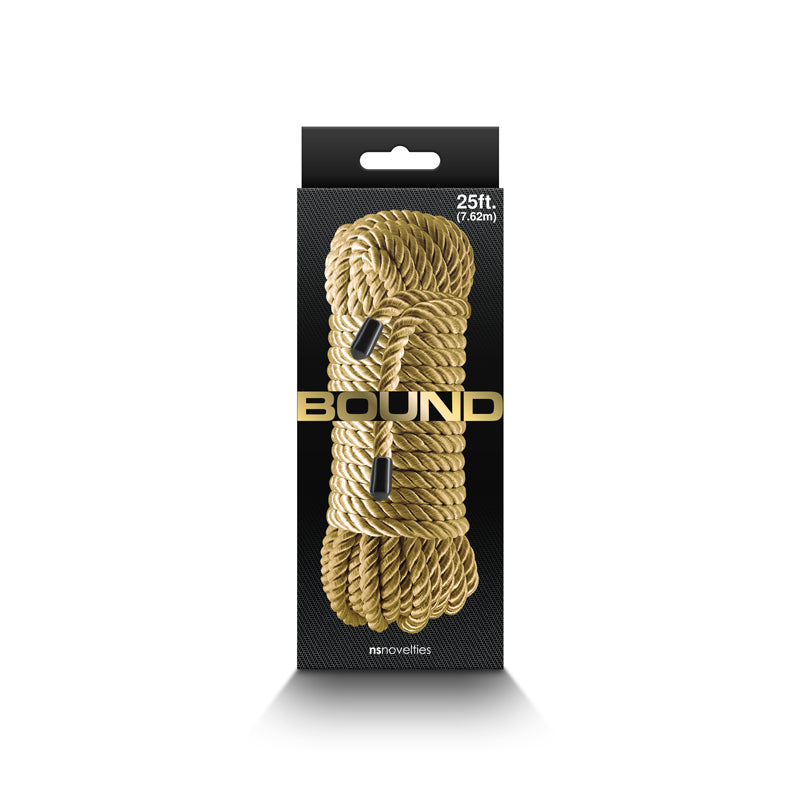 Bound Bondage Rope Gold 25 Feet | Bondage Rope & Tape | NS Novelties | Bodyjoys