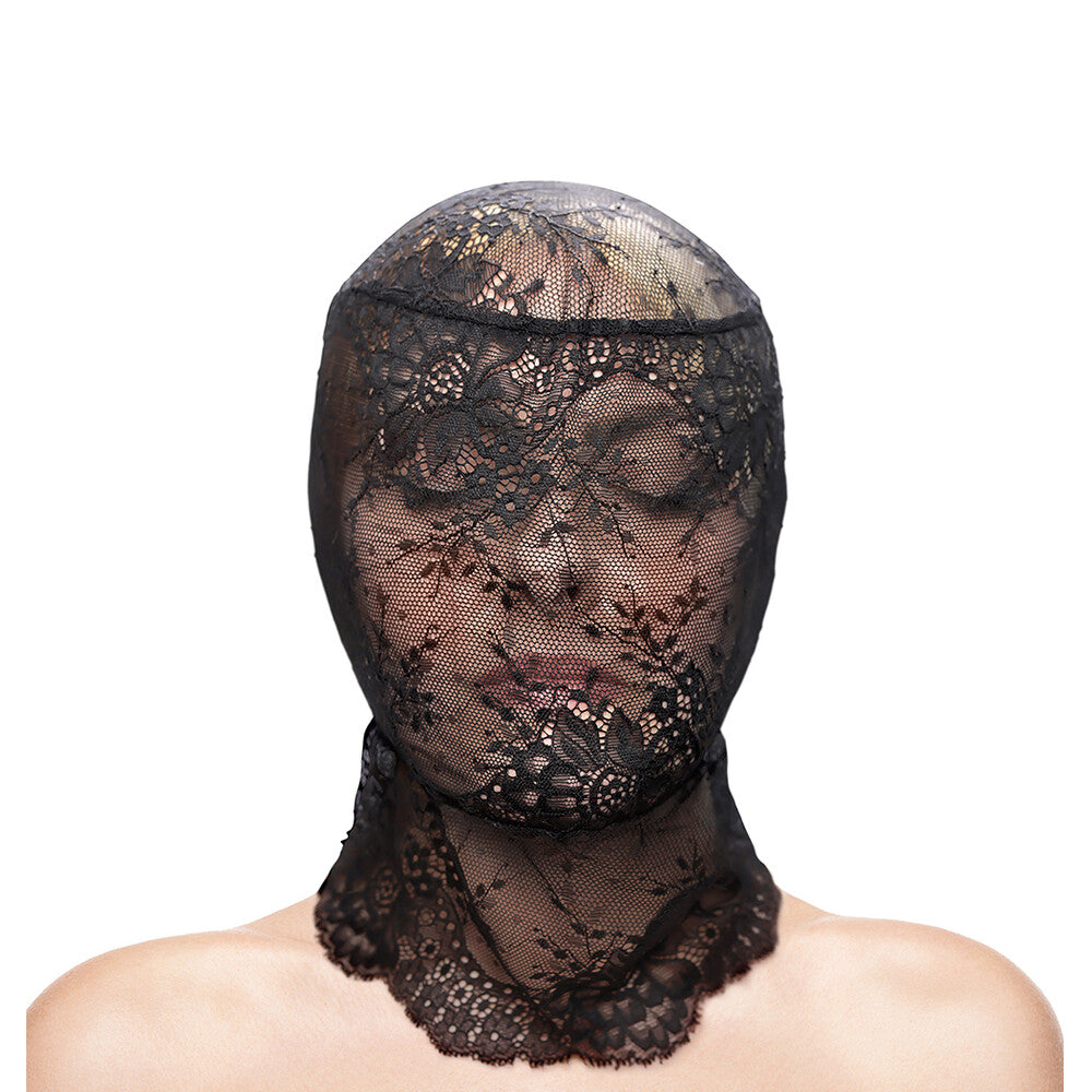 Fetish & Fashion Lace Hood Black | Bondage Hoods & Masks | NS Novelties | Bodyjoys