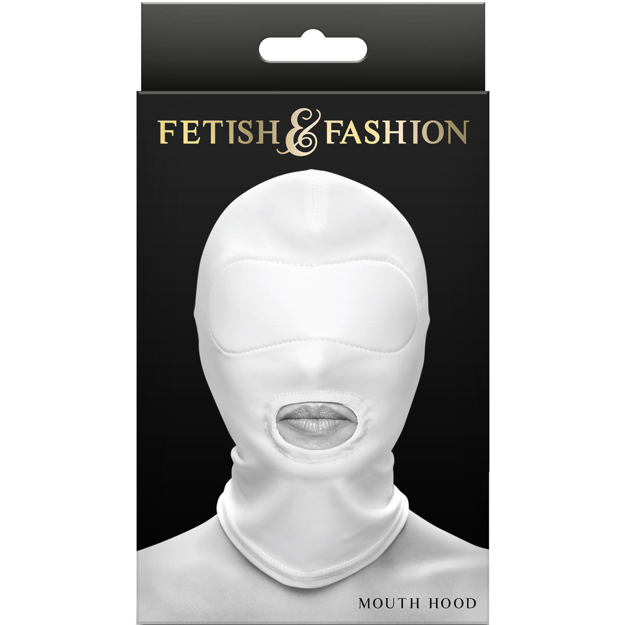 Fetish & Fashion Mouth Hood White | Bondage Hoods & Masks | NS Novelties | Bodyjoys