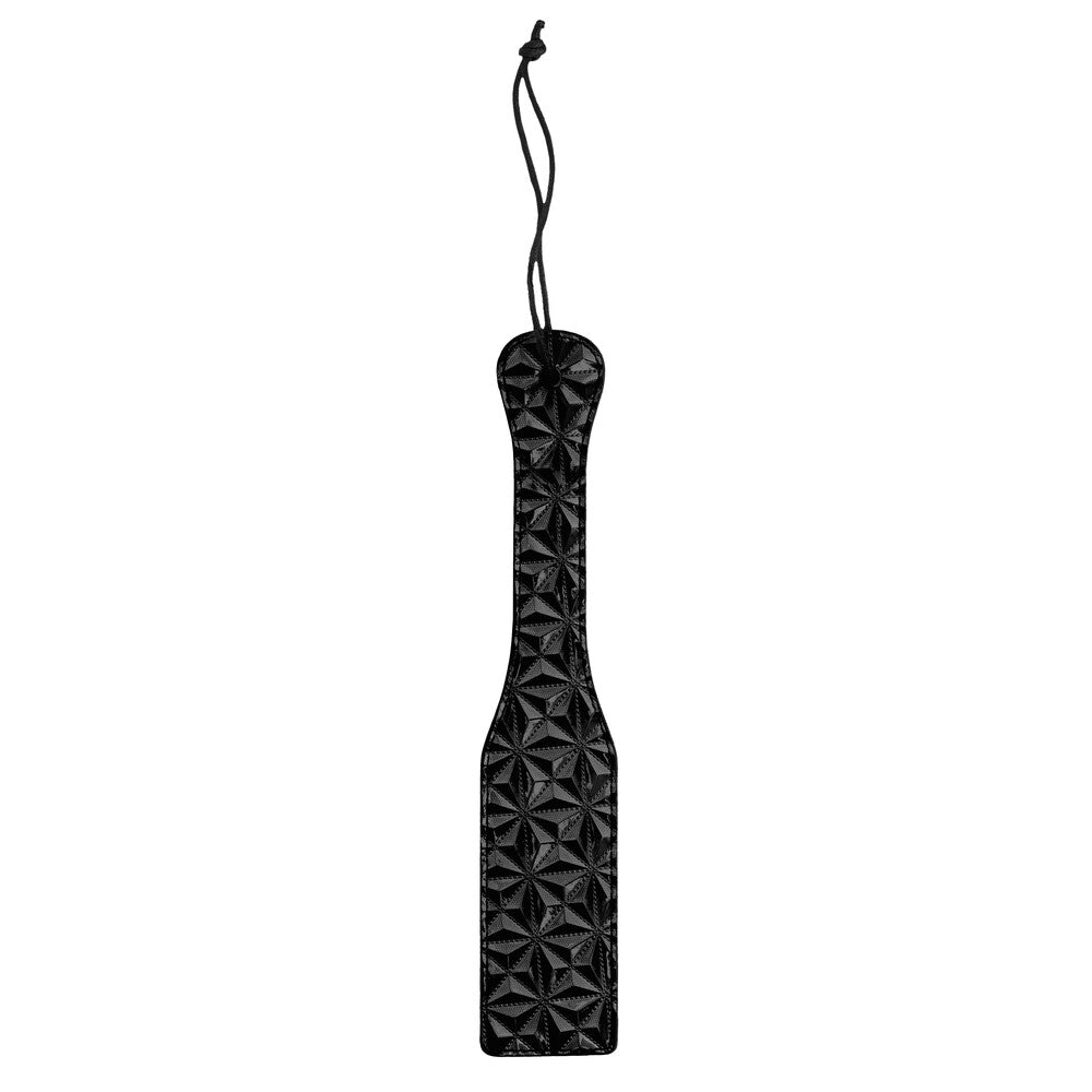 Ouch Black Luxury Paddle | Bondage Spanking Paddle | Shots Toys | Bodyjoys