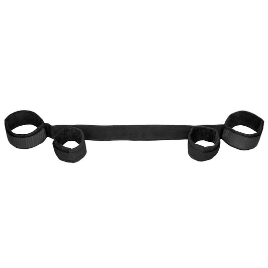 Ouch Spreader Bar With Hand And Ankle Cuffs | Wrist & Ankle Restraint | Shots Toys | Bodyjoys