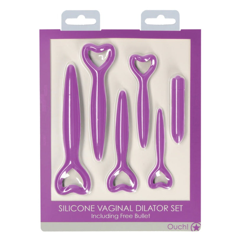 Silicone Vaginal Dilator Set Purple | Female Dilators | Shots Toys | Bodyjoys