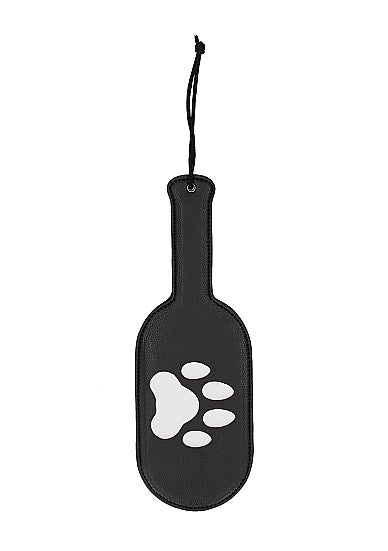 Ouch Puppy Play Puppy Paw Paddle Black | Bondage Spanking Paddle | Shots Toys | Bodyjoys