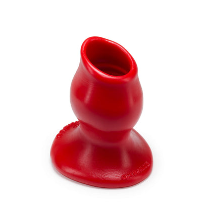 Oxballs Pig Hole Hollow Butt Plug Medium Red | Anal Tunnels, Gapers & Stretchers | Oxballs | Bodyjoys