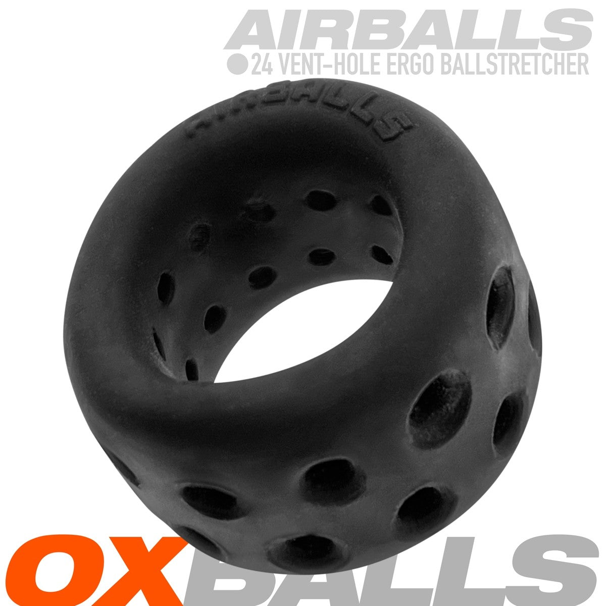 Oxballs Airballs Air-Lite Vented Ball Stretcher Black Ice | Ball Stretcher | Oxballs | Bodyjoys