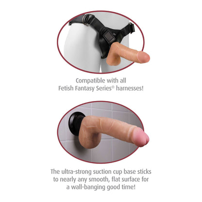 Real Feel Deluxe No. 6 Flesh Penis Vibrator | Dildo Vibrator | Pipedream | Bodyjoys