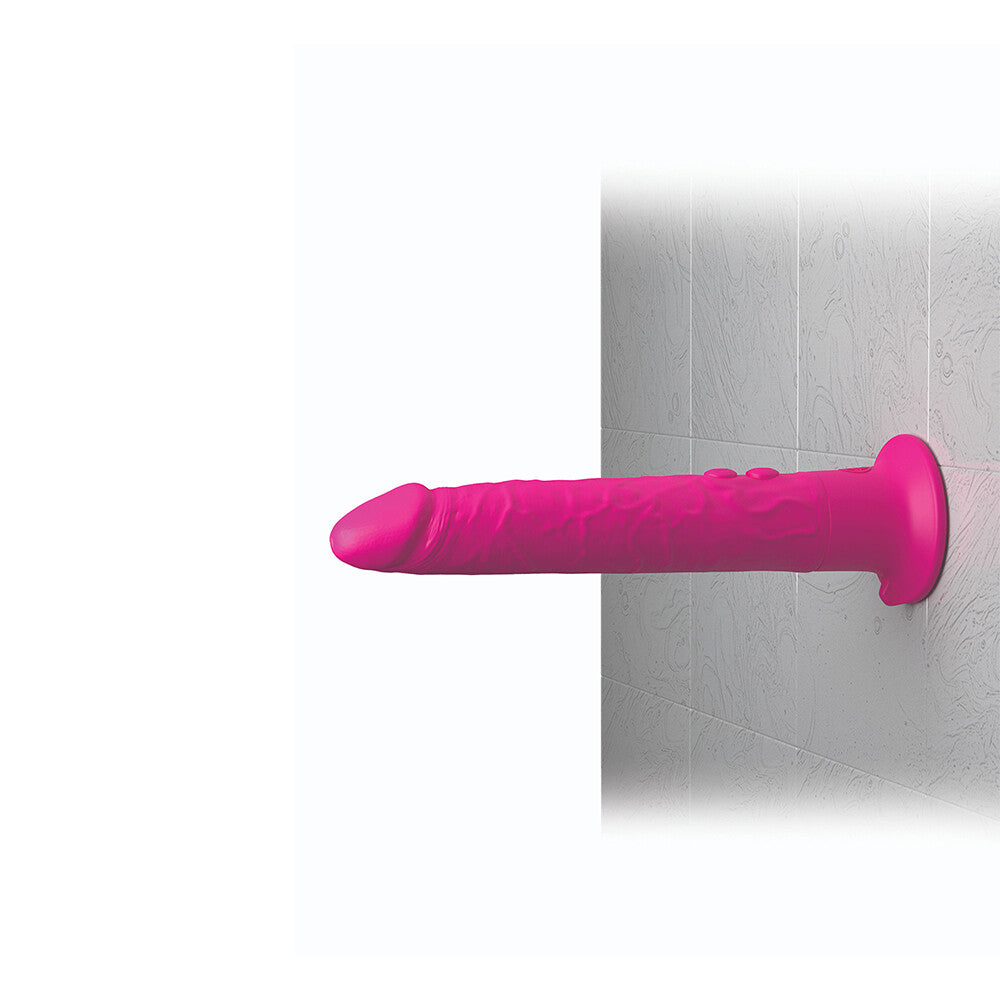 Vibrating Suction Cup 7.5 Inch Wall Banger Pink | Dildo Vibrator | Pipedream | Bodyjoys