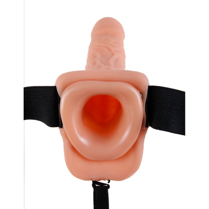 Fetish Fantasy Series 7 Inch Vibrating Hollow Strap-On Flesh | Hollow Strap-On | Pipedream | Bodyjoys