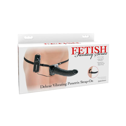 Fetish Fantasy Series Deluxe Vibrating Penetrix Strap-On Black | Strapless Strap-On | Pipedream | Bodyjoys