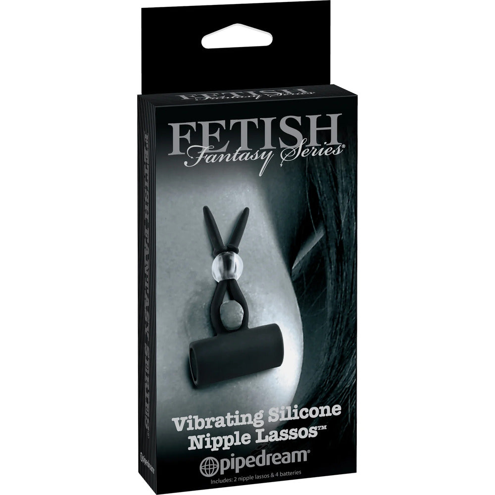 Fetish Fantasy Series Vibrating Silicone Nipple Lassos | Nipple Vibrator | Pipedream | Bodyjoys