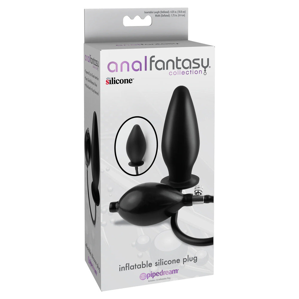 Anal Fantasy Inflatable Silicone Plug 4.25 Inch | Inflatable Butt Plug | Pipedream | Bodyjoys