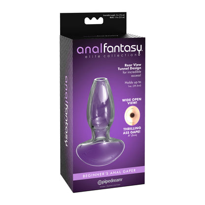 Anal Fantasy Beginners Glass Anal Gaper | Glass Butt Plug | Pipedream | Bodyjoys