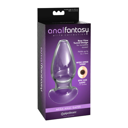 Anal Fantasy Mega Glass Anal Gaper | Glass Butt Plug | Pipedream | Bodyjoys