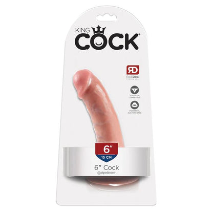 King Cock 6 Inch Realistic Cock Dildo | Realistic Dildo | Pipedream | Bodyjoys