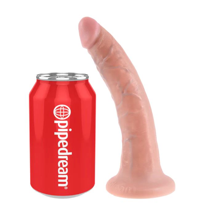 King Cock 7 Inch Realistic Cock Dildo | Realistic Dildo | Pipedream | Bodyjoys