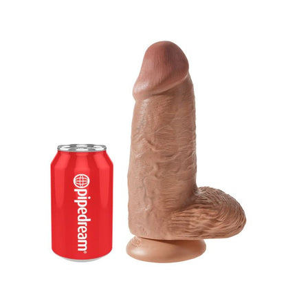 King Cock 9 Inch Chubby Tan Dildo | Large Dildo | Pipedream | Bodyjoys