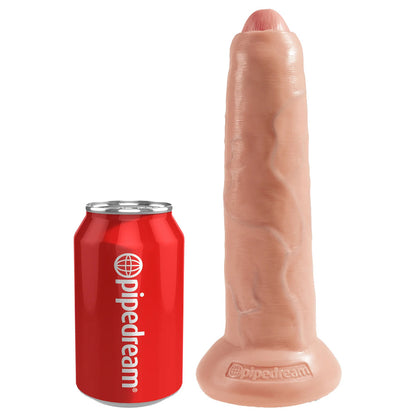 King Cock 9 Inch Flesh Uncut Cock Dildo | Realistic Dildo | Pipedream | Bodyjoys