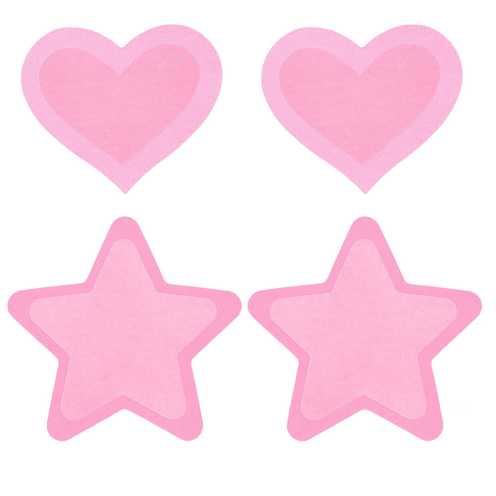 Peekaboo Glow-In-The-Dark Nipple Pasties Hot Pink | Nipple Tassels & Pasties | Peekaboo Pasties | Bodyjoys