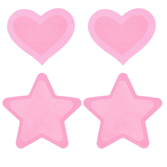 Peekaboo Glow-In-The-Dark Nipple Pasties Hot Pink | Nipple Tassels & Pasties | Peekaboo Pasties | Bodyjoys