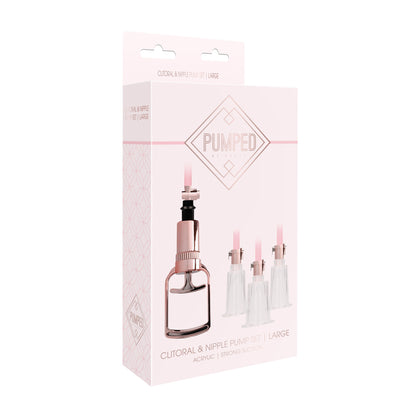 Pumped Clitoral And Nipple Pump Set | Pussy Pump | Shots Toys | Bodyjoys