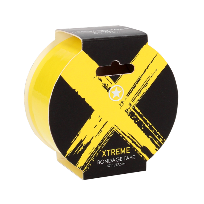 Ouch Xtreme Bondage Tape Yellow 17.5m | Bondage Rope & Tape | Shots Toys | Bodyjoys