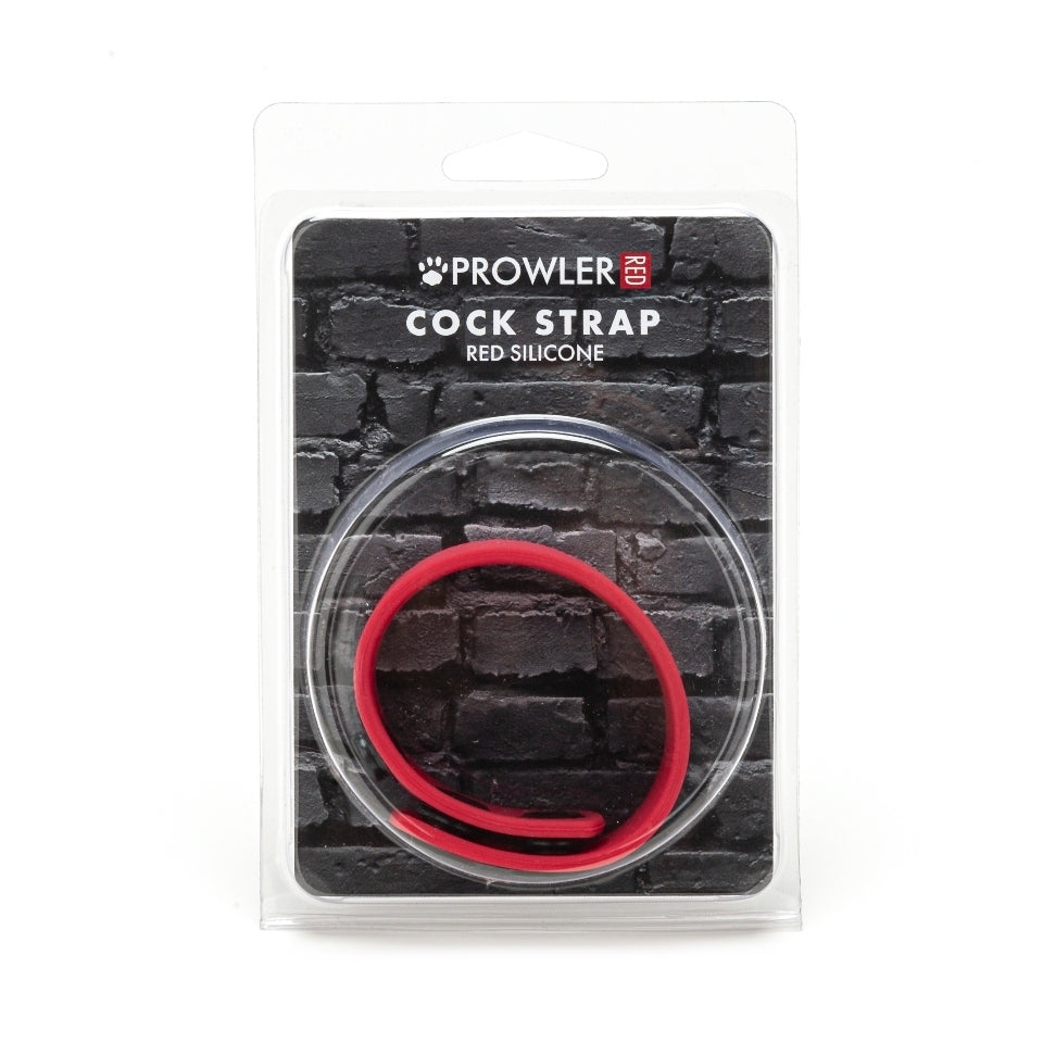 Prowler Red Adjustable Silicone Cock Strap Red | Cock Strap | Prowler | Bodyjoys