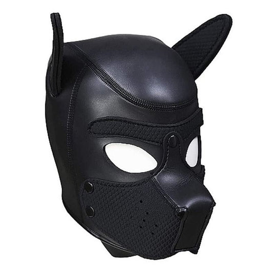 Ouch Puppy Play Neoprene Puppy Mask Black | Bondage Hoods & Masks | Shots Toys | Bodyjoys