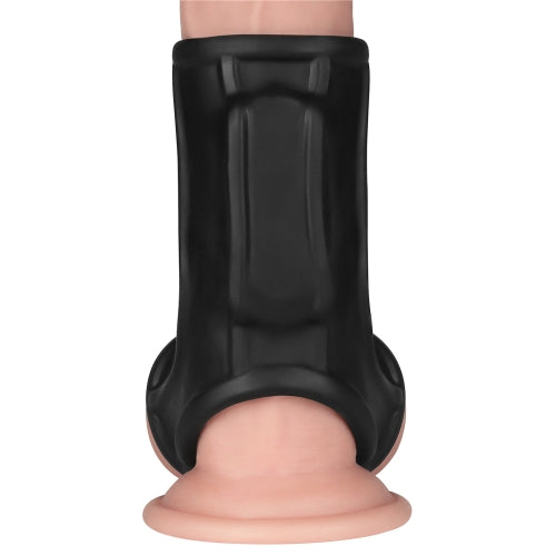 Lovetoy Ridge Knights Ring Vibrating Penis And Scrotum Sleeve | Penis Sheath | Lovetoy | Bodyjoys