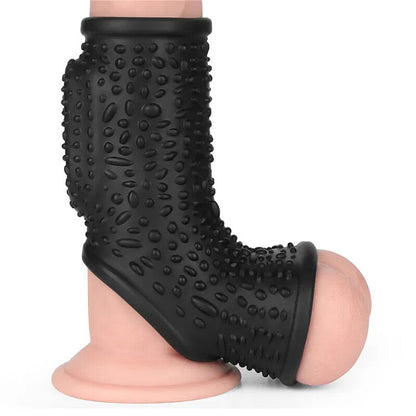 Lovetoy Drip Knights Ring Vibrating Penis & Scrotum Sleeve | Penis Sheath | Lovetoy | Bodyjoys