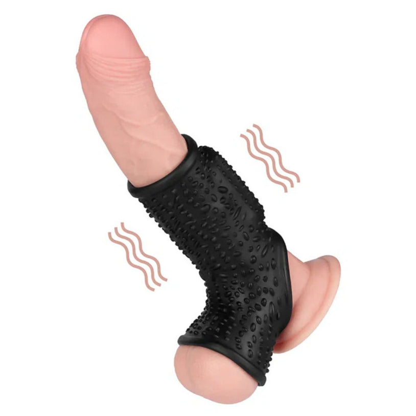 Lovetoy Drip Knights Ring Vibrating Penis & Scrotum Sleeve | Penis Sheath | Lovetoy | Bodyjoys