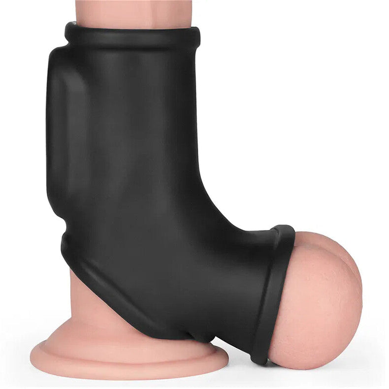 Lovetoy Silk Knights Ring Vibrating Penis And Scrotum Sleeve | Penis Sheath | Lovetoy | Bodyjoys