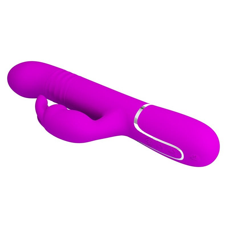 Pretty Love Coale 4-In-1 Thrusting Rabbit Vibrator Purple | Rabbit Vibrator | Pretty Love | Bodyjoys