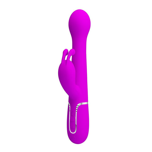 Pretty Love Dejon 3-In-1 Thrusting Rabbit Vibrator Purple | Rabbit Vibrator | Pretty Love | Bodyjoys