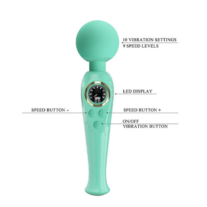 Pretty Love Skyler Stavros The Great Wand Vibrator Green | Massage Wand Vibrator | Pretty Love | Bodyjoys