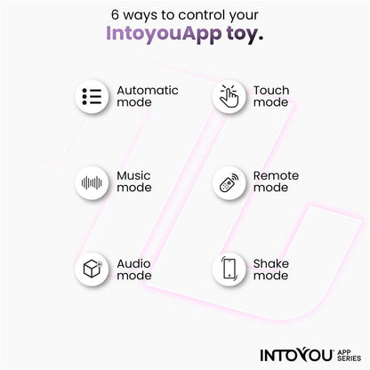 IntoYou Vibrating Egg With Remote Control App Purple | Love Egg Vibrator | IntoYou | Bodyjoys