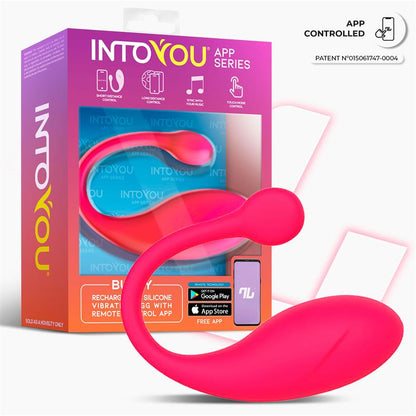 IntoYou Bulby Vibrating Egg With Remote Control App Pink | Love Egg Vibrator | IntoYou | Bodyjoys