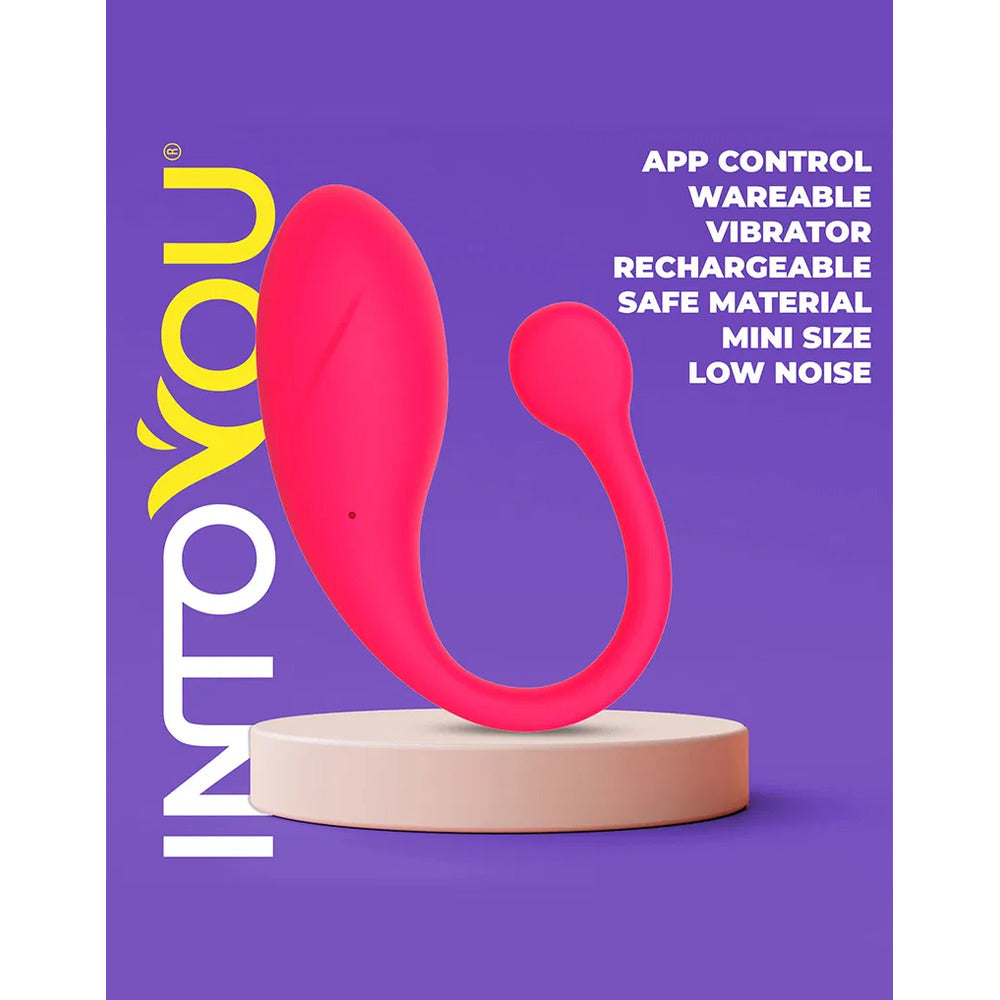 IntoYou Bulby Vibrating Egg With Remote Control App Pink | Love Egg Vibrator | IntoYou | Bodyjoys