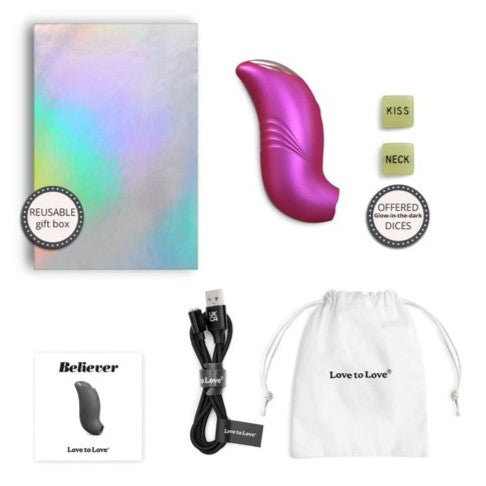 Love To Love Believer Clitoral Stimulator | Clitoral Suction Vibrator | Love To Love | Bodyjoys