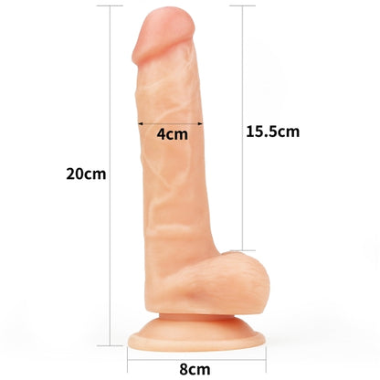 Lovetoy 8 Inch The Ultra Soft Dude Dildo | Realistic Dildo | Lovetoy | Bodyjoys