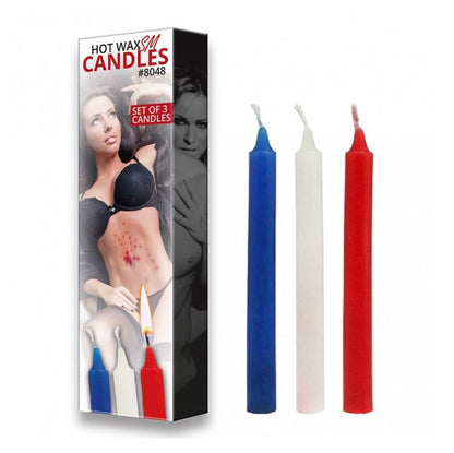 Rimba Bondage Play Hot Wax SM Candle Set 3 Pieces | Massage Candle | Rimba | Bodyjoys