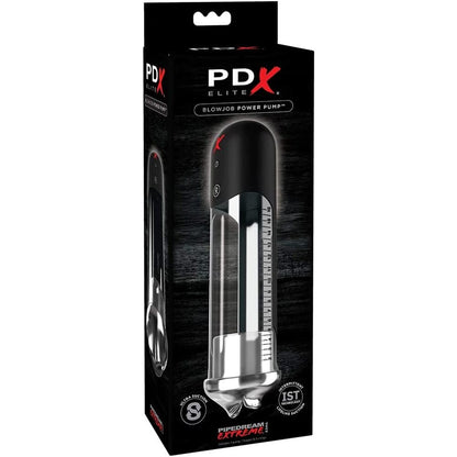 Pipedream Extreme Elite Vibrating Blowjob Power Pump | Male Vibrator | Pipedream | Bodyjoys
