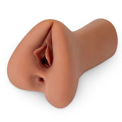 PDX Plus Pick Your Pleasure XL Vagina & Butt Stroker Brown | Pocket Pussy | Pipedream | Bodyjoys