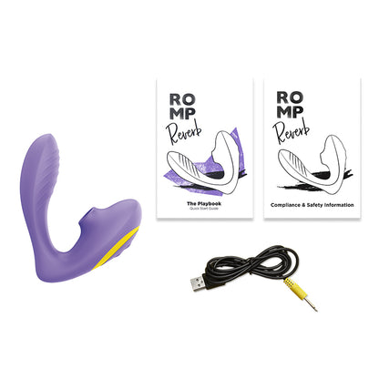 Romp Reverb Clitoral And G-Spot Stimulator Purple | Clitoral Suction Vibrator | Romp | Bodyjoys