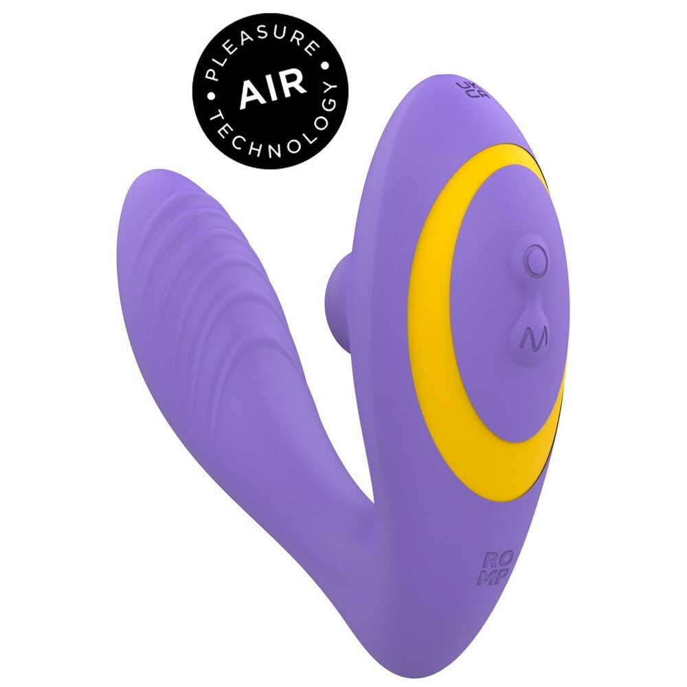 Romp Reverb Clitoral And G-Spot Stimulator Purple | Clitoral Suction Vibrator | Romp | Bodyjoys